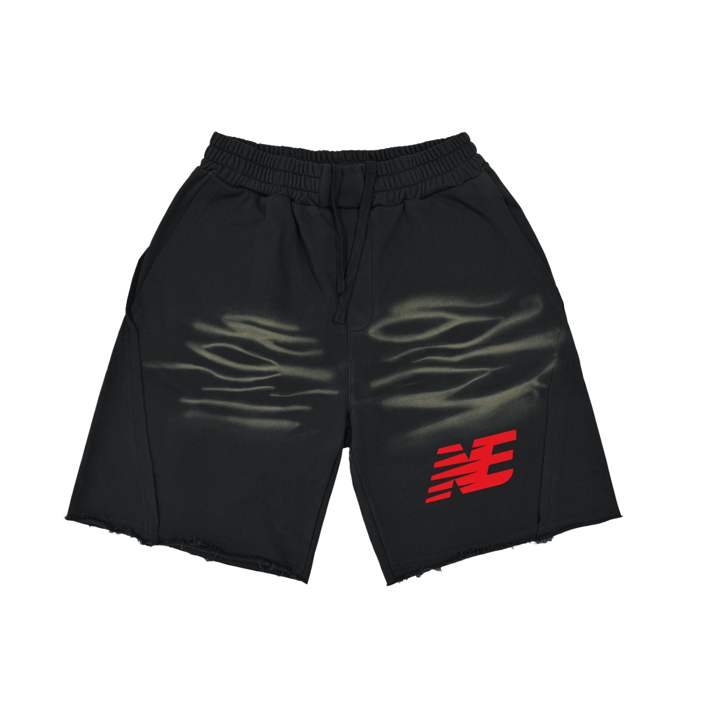 tiger strip stripe gradient short and t-shirt set