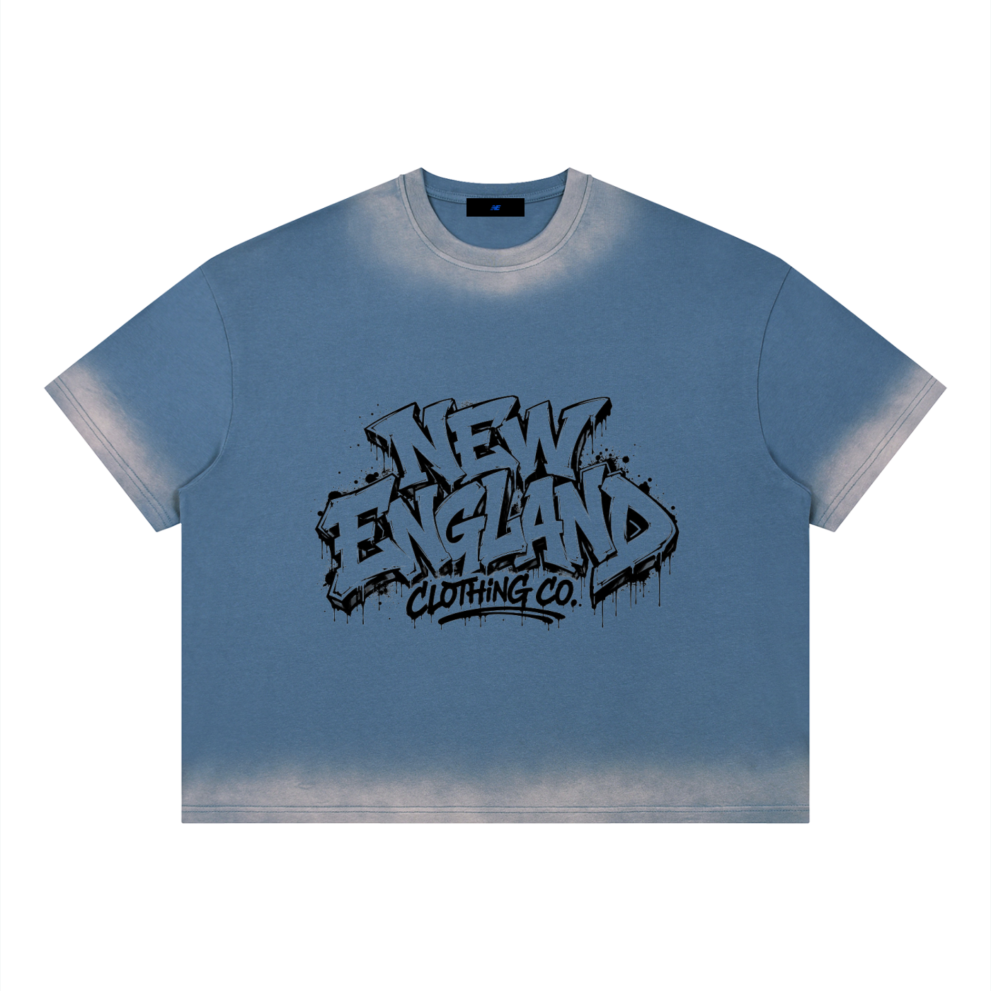 Unisex Boxy Sunfade Vintage Wash T-Shirt