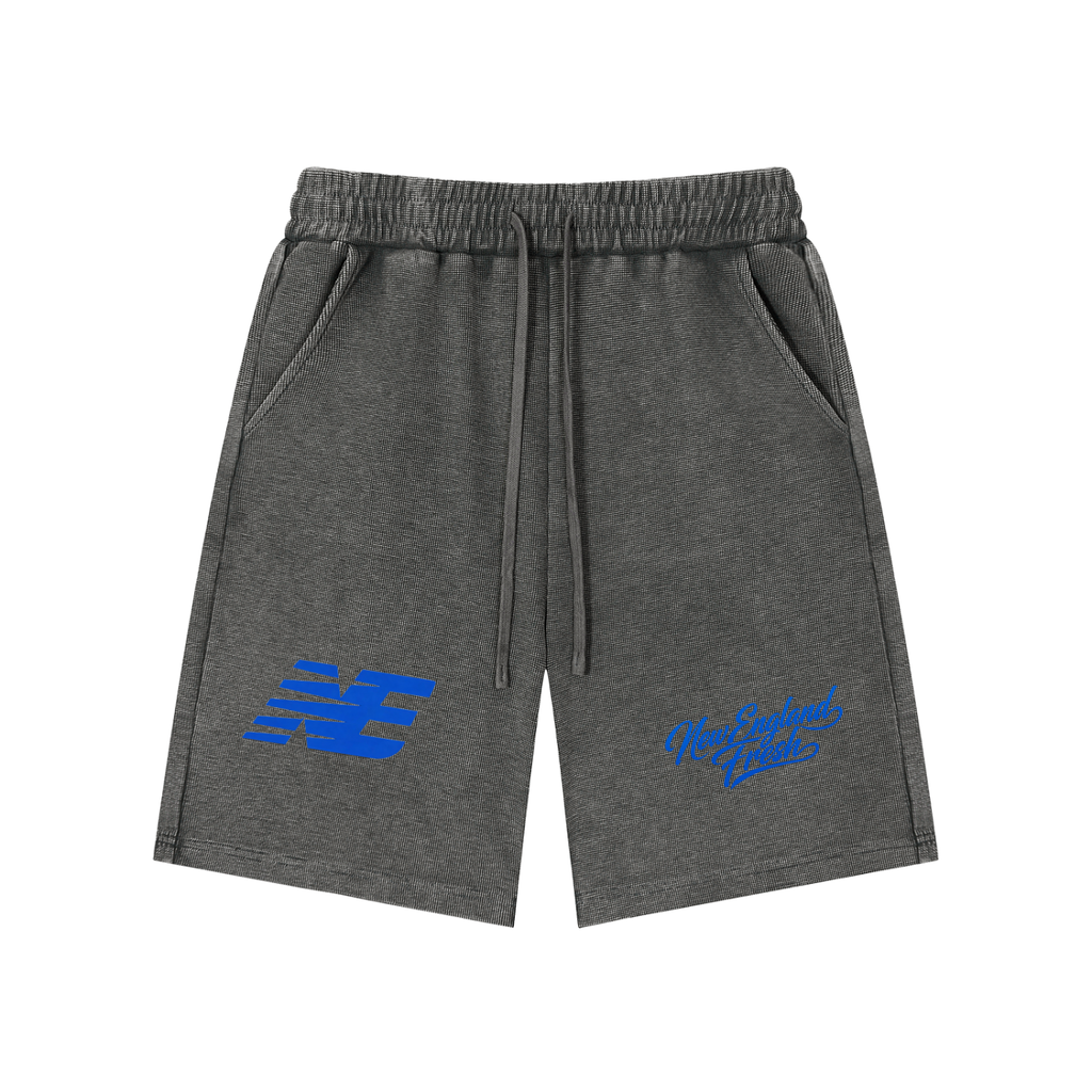 Waffle knit short and t-shirt set.