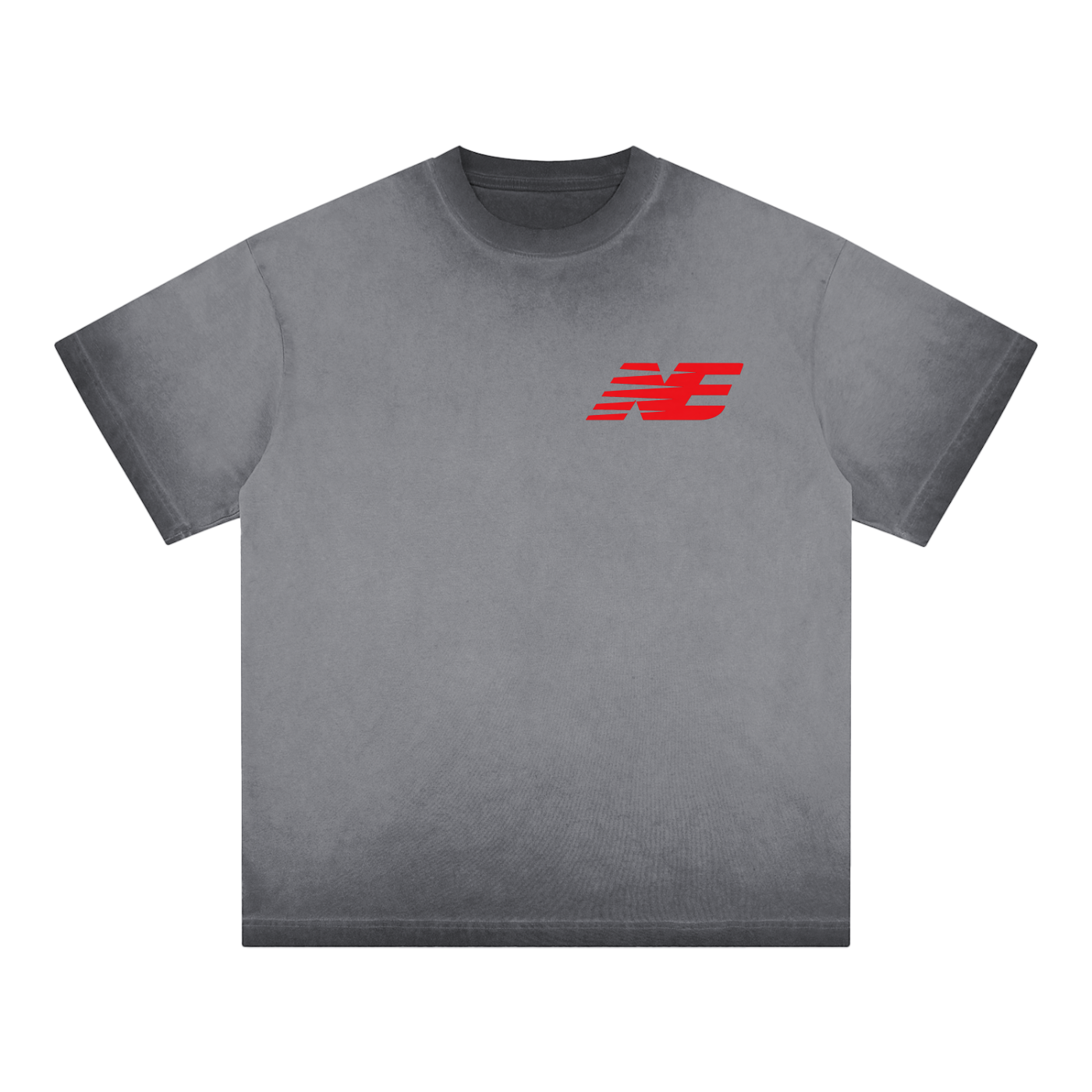 Reversed dye loose Tshirt and short set